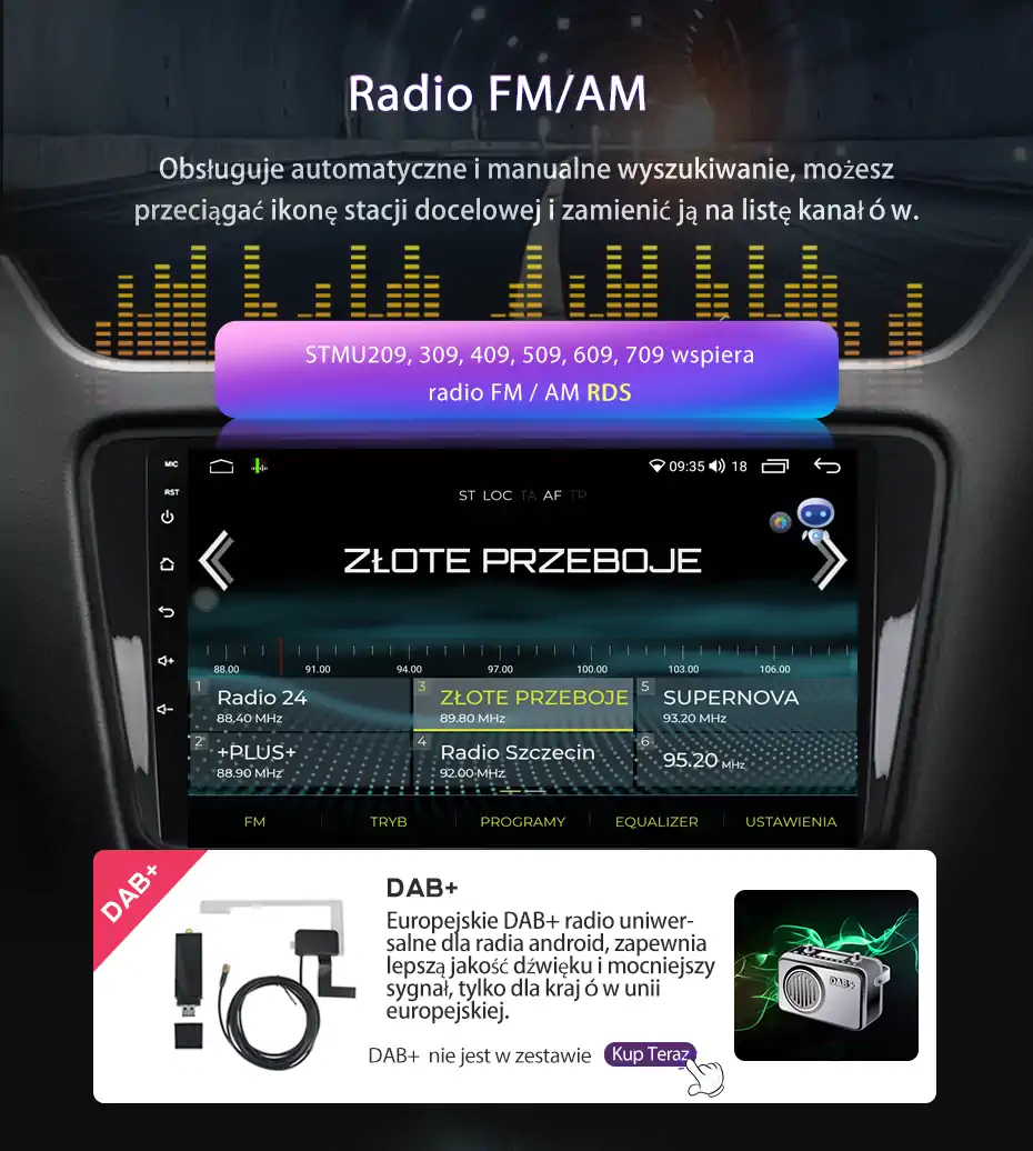 Radio FM RDS DAB+