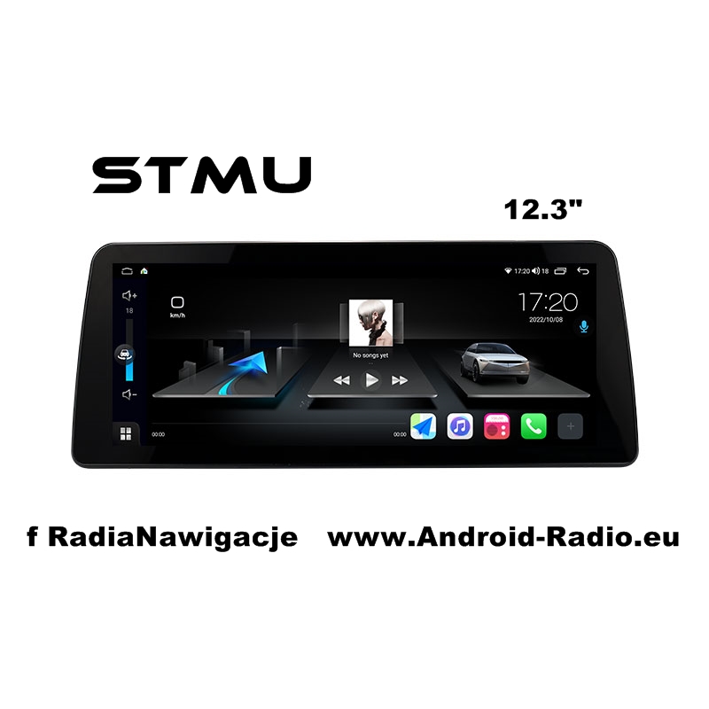 STMU 12,3cala RadioNawigacja Android CarPlay googla maps.jpg